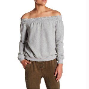 Pam & Gela Off The Shoulder Sweatshirt, size M